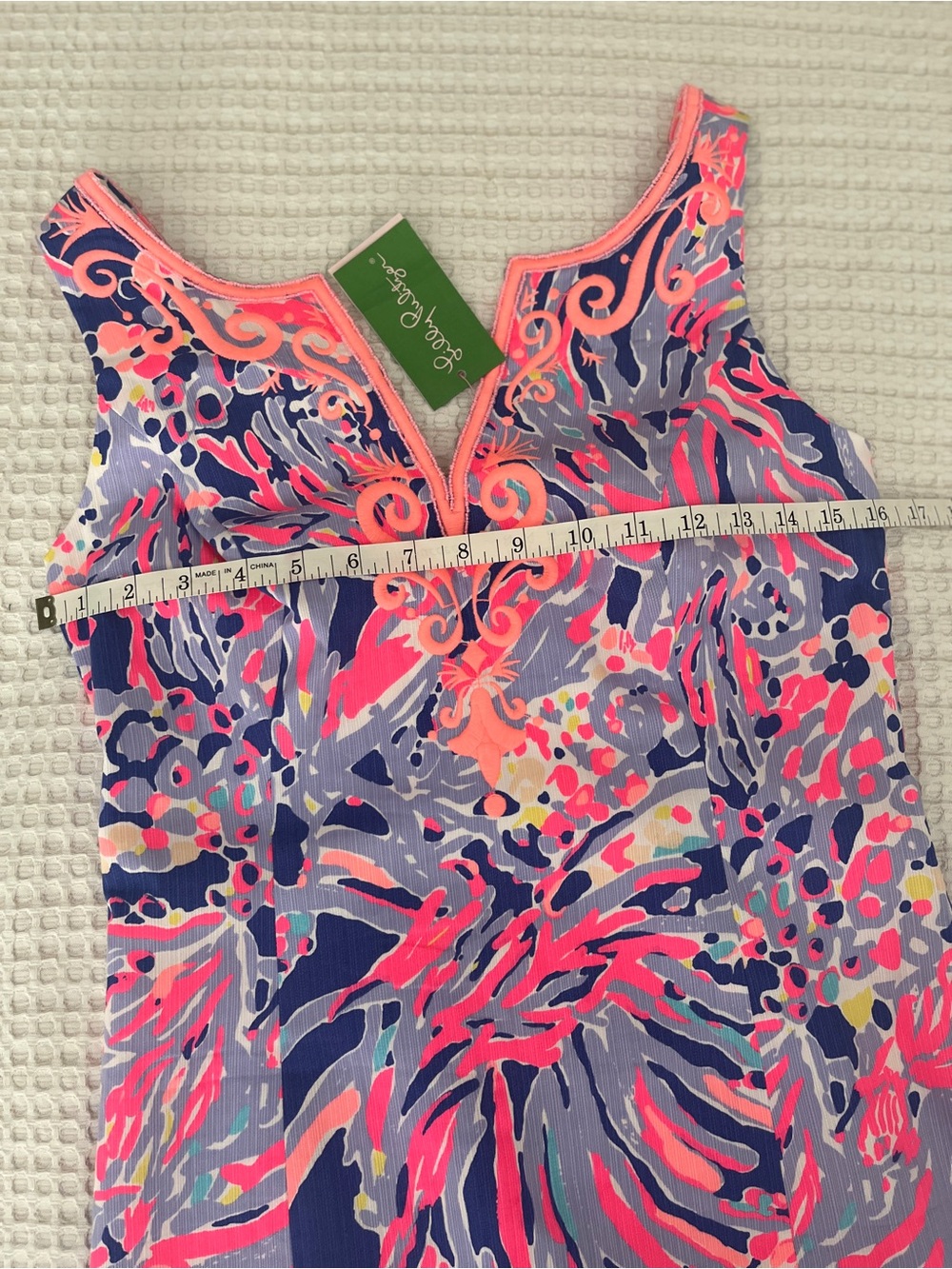 NWT Lilly Pulitzer LYSSA SHIFT Dress in SHRIMPLY CHIC Size 2 $198 - Picture 8 of 13